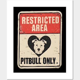 Funny Pitbull Lover Vintage Posters and Art